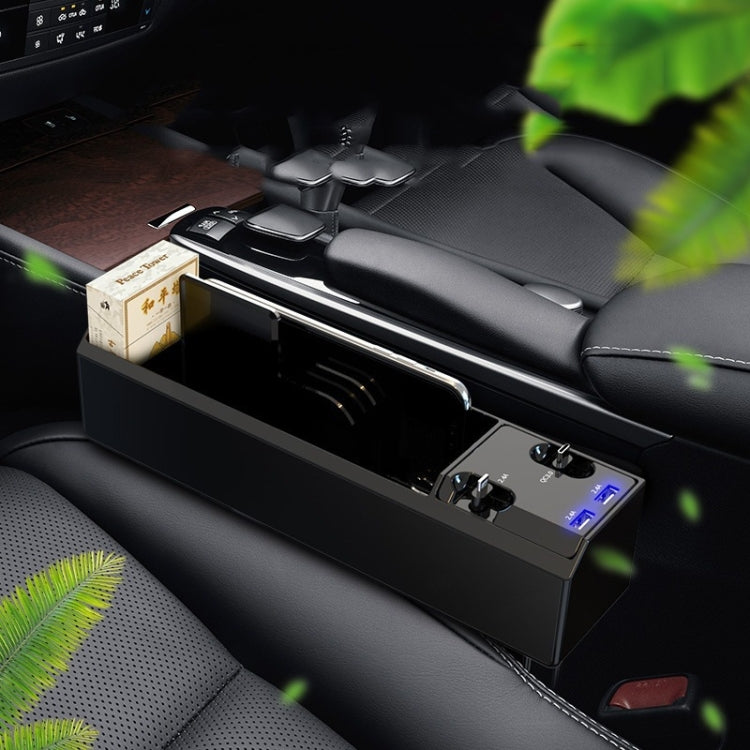 Micro USB + USB-C / Type-C + 8PIN Interface Car Multi-functional Cup Holder Seat Gap Side Storage Box - Stowing Tidying by PMC TechLife | Online Shopping South Africa | PMC TechLife | Buy Now Pay Later Mobicred