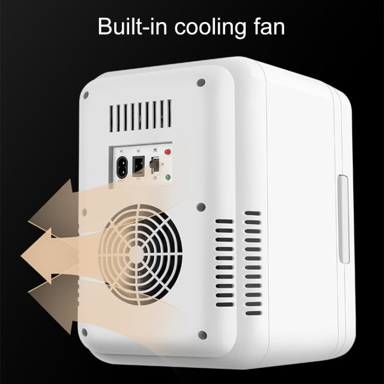 8L 37-48W Car / Home Mini Refrigerator(White) - Refrigerators by PMC TechLife | Online Shopping South Africa | PMC TechLife