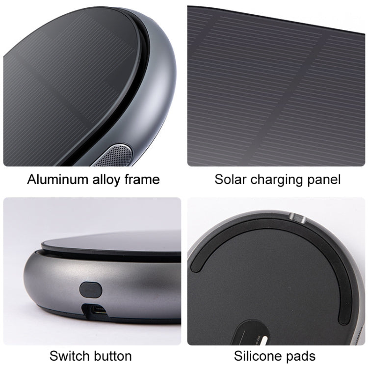 Car Wireless Negative Ion Solar Air Purifier(Blue) - Air Purifier by PMC TechLife | Online Shopping South Africa | PMC TechLife | Buy Now Pay Later Mobicred