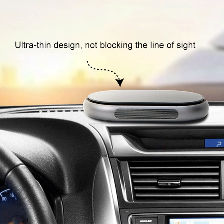 Car Wireless Negative Ion Solar Air Purifier(Grey) - Air Purifier by PMC TechLife | Online Shopping South Africa | PMC TechLife | Buy Now Pay Later Mobicred