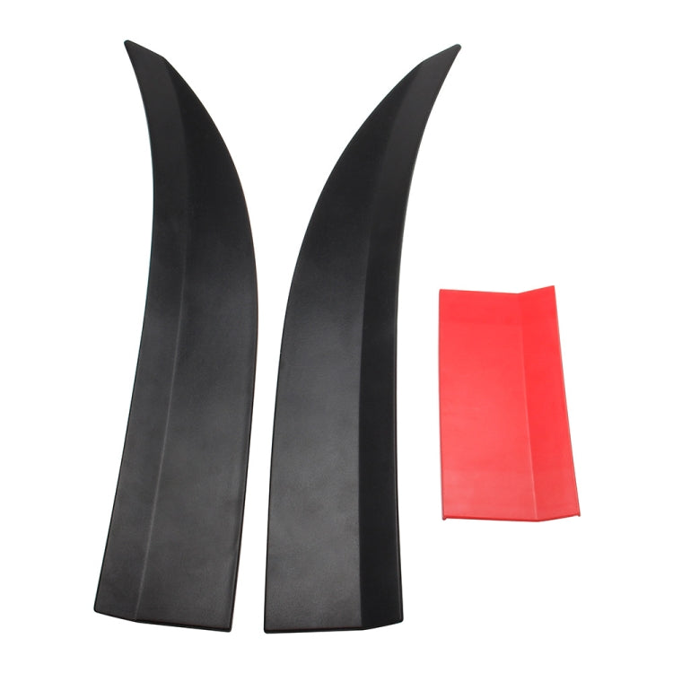 Car Modified ABS Three-stage Rear Wing Side Spoiler Lip - Decorative Strip by PMC TechLife | Online Shopping South Africa | PMC TechLife | Buy Now Pay Later Mobicred