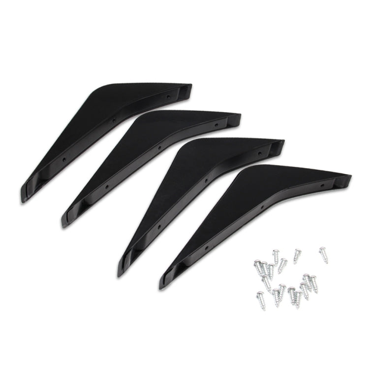 4 PCS Car Modified ABS Rear Wing Side Spoiler Lip for Chevrolet Corvette - Decorative Strip by PMC TechLife | Online Shopping South Africa | PMC TechLife | Buy Now Pay Later Mobicred