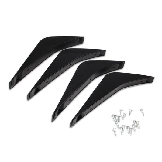 4 PCS Car Modified ABS Rear Wing Side Spoiler Lip for Chevrolet Corvette - Decorative Strip by PMC Jewellery | Online Shopping South Africa | PMC Jewellery | Buy Now Pay Later Mobicred