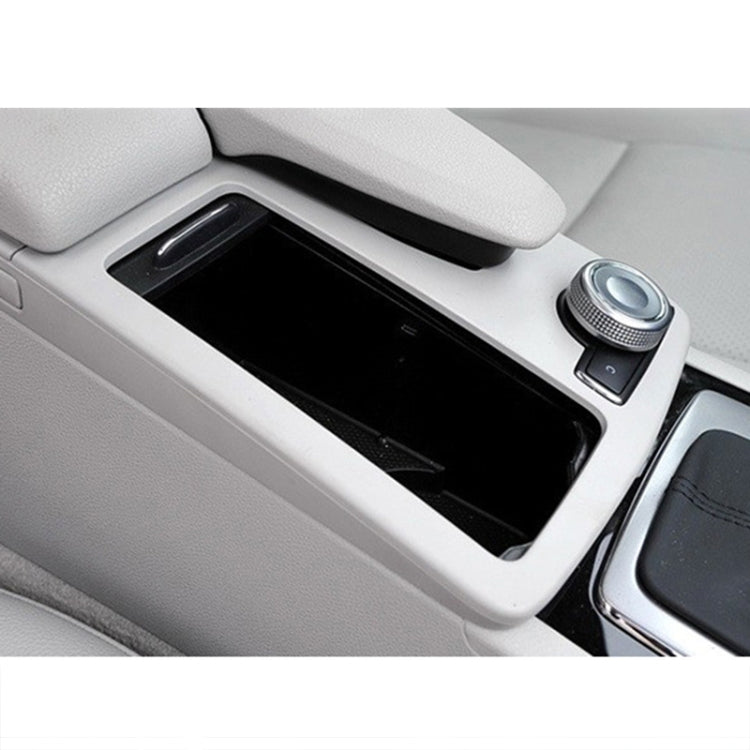 Car Central Control Storage Box Square Cover 2046800107 for Mercedes-Benz C-Class W204 2007-2014, Left Driving(Beige) - Car Interior Mouldings by PMC Jewellery | Online Shopping South Africa | PMC Jewellery | Buy Now Pay Later Mobicred