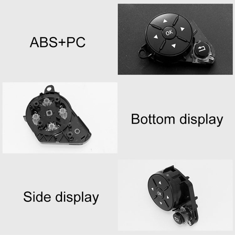 Car Multi-functional Steering Wheel Left Switch Button for Mercedes-Benz W204 / W212 / X204 2008-2015, Left and Right Drive Universal (Black) - Steering Wheel Accessories by PMC TechLife | Online Shopping South Africa | PMC TechLife | Buy Now Pay Later Mobicred