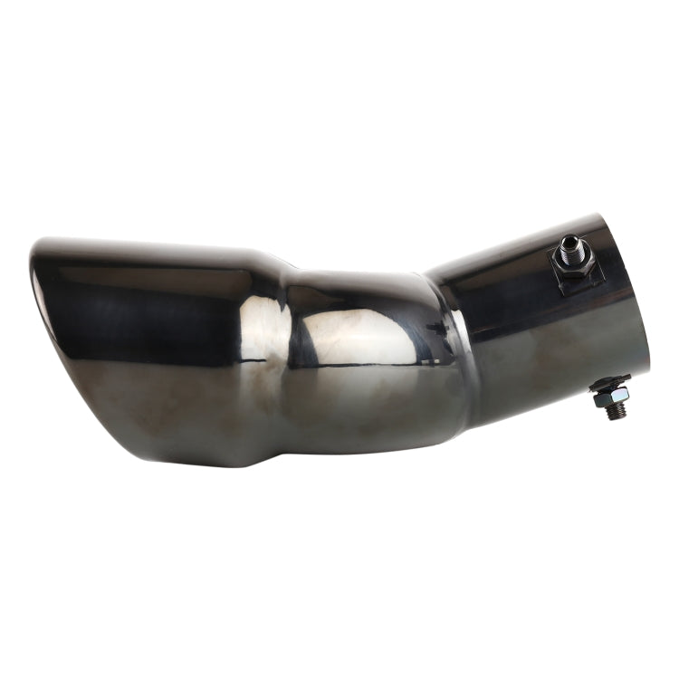 Universal Car Styling Stainless Steel Elbow Exhaust Tail Muffler Tip Pipe, Inside Diameter: 6cm (Grey) - Exhaust Pipes by PMC TechLife | Online Shopping South Africa | PMC TechLife | Buy Now Pay Later Mobicred