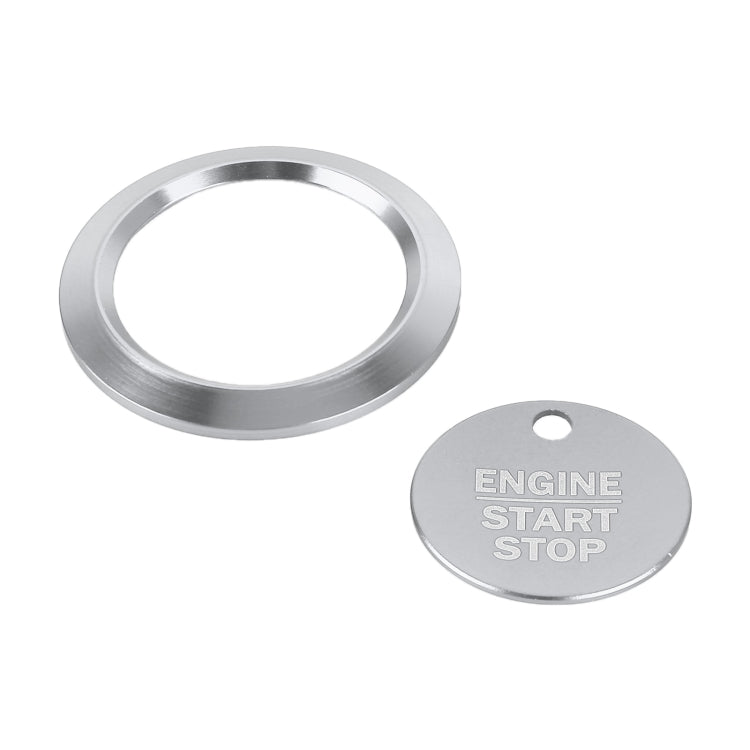 Car Engine Start Key Push Button Ring Trim Sticker Decoration for Ford F150 (Silver) - Decoration Rings by PMC TechLife | Online Shopping South Africa | PMC TechLife | Buy Now Pay Later Mobicred