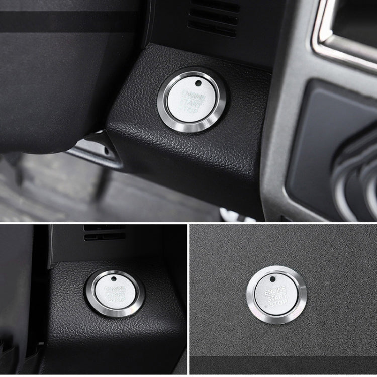 Car Engine Start Key Push Button Ring Trim Sticker Decoration for Ford F150 (Silver) - Decoration Rings by PMC TechLife | Online Shopping South Africa | PMC TechLife | Buy Now Pay Later Mobicred