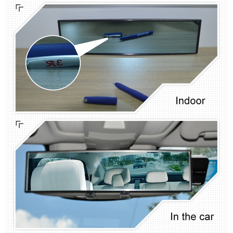 3R-282 Car Rearview Auxiliary White Mirror - Interior Mirrors by 3R | Online Shopping South Africa | PMC TechLife | Buy Now Pay Later Mobicred