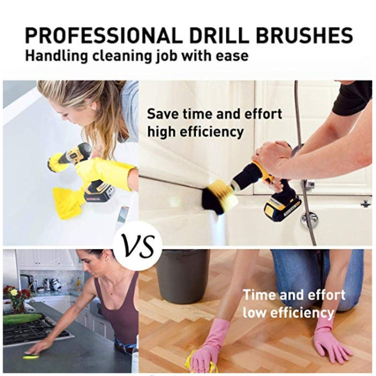 31 in 1 Floor Wall Window Glass Cleaning Descaling Electric Drill Brush Head Set - Sponges, Cloths & Brushes by PMC TechLife | Online Shopping South Africa | PMC TechLife | Buy Now Pay Later Mobicred