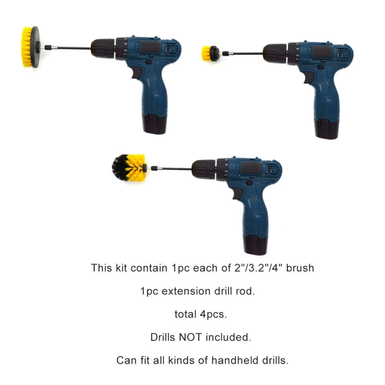 37 in 1 Floor Wall Window Glass Cleaning Descaling Electric Drill Brush Head Set - Sponges, Cloths & Brushes by PMC TechLife | Online Shopping South Africa | PMC TechLife | Buy Now Pay Later Mobicred