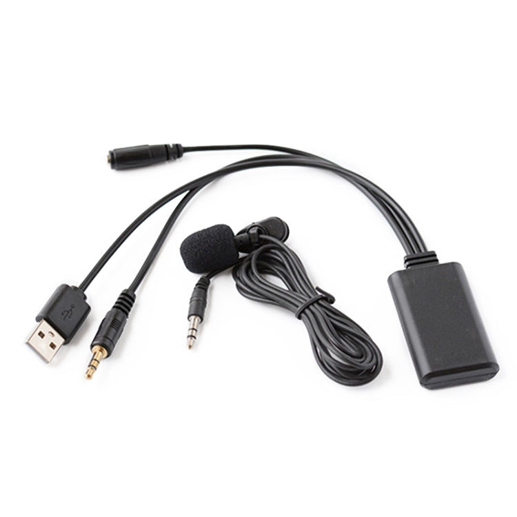 Car AUX Music + MIC Bluetooth Phone Cable, Cable Length: 1.5m - DIY Cables by PMC TechLife | Online Shopping South Africa | PMC TechLife | Buy Now Pay Later Mobicred