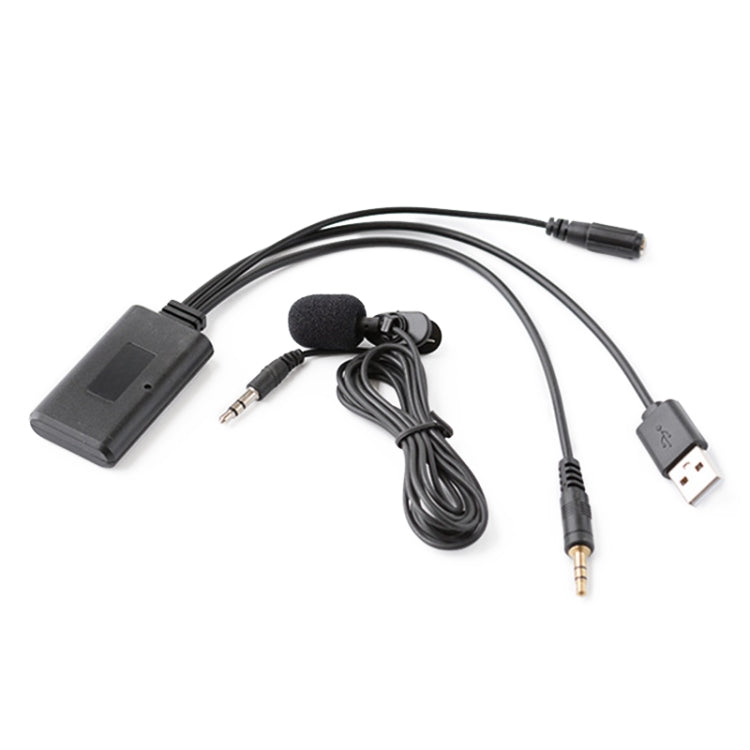 Car AUX Music + MIC Bluetooth Phone Cable, Cable Length: 1.5m - DIY Cables by PMC TechLife | Online Shopping South Africa | PMC TechLife | Buy Now Pay Later Mobicred