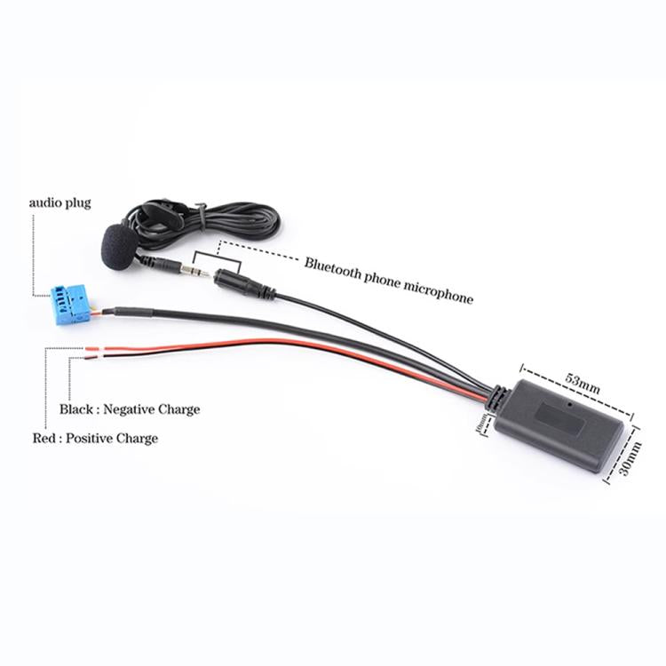 Car AUX Bluetooth Audio Cable + MIC for BMW E60 - free shipping - PMC TechLife - Order now!