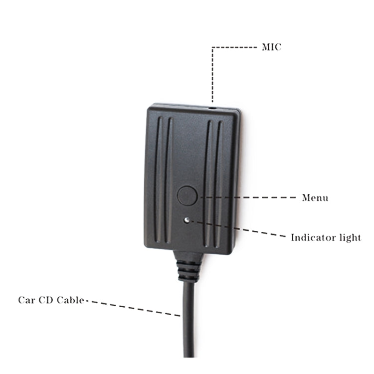 Bluetooth AUX Audio Cable Support Control Change Songs Function + MIC for Pioneer P99 P01 CD DVD - DIY Cables by PMC TechLife | Online Shopping South Africa | PMC TechLife | Buy Now Pay Later Mobicred