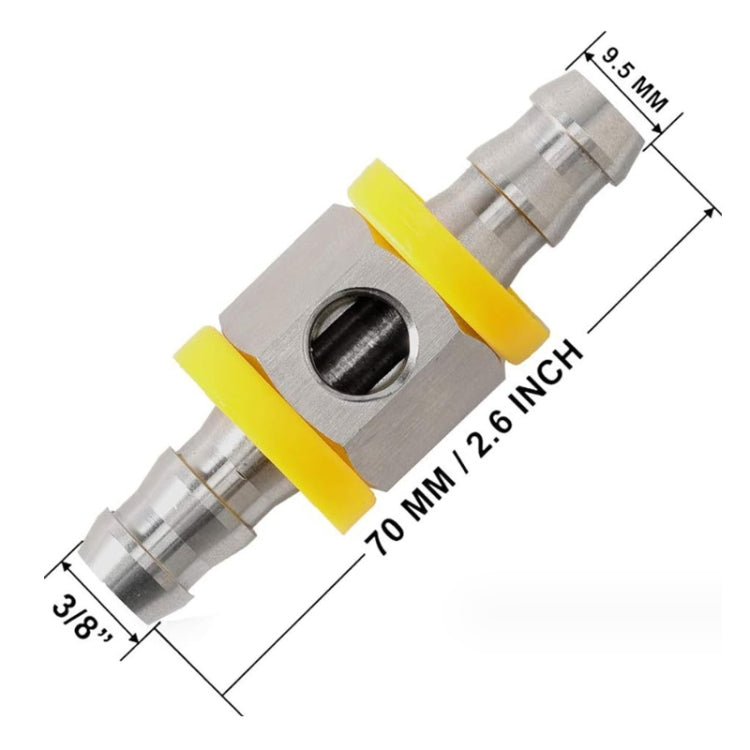 Motorcycle 3/8 inch Fuel Pipe Fuel Pressure Connector - Automobiles Sensors by PMC TechLife | Online Shopping South Africa | PMC TechLife | Buy Now Pay Later Mobicred