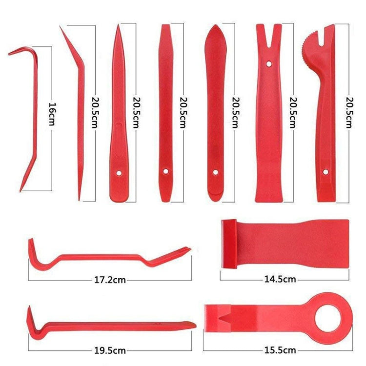 19 in 1 Car Audio Disassembly Tool Interior Disassembly Modification Tool (Red) - Hand Tool Sets by PMC TechLife | Online Shopping South Africa | PMC TechLife | Buy Now Pay Later Mobicred