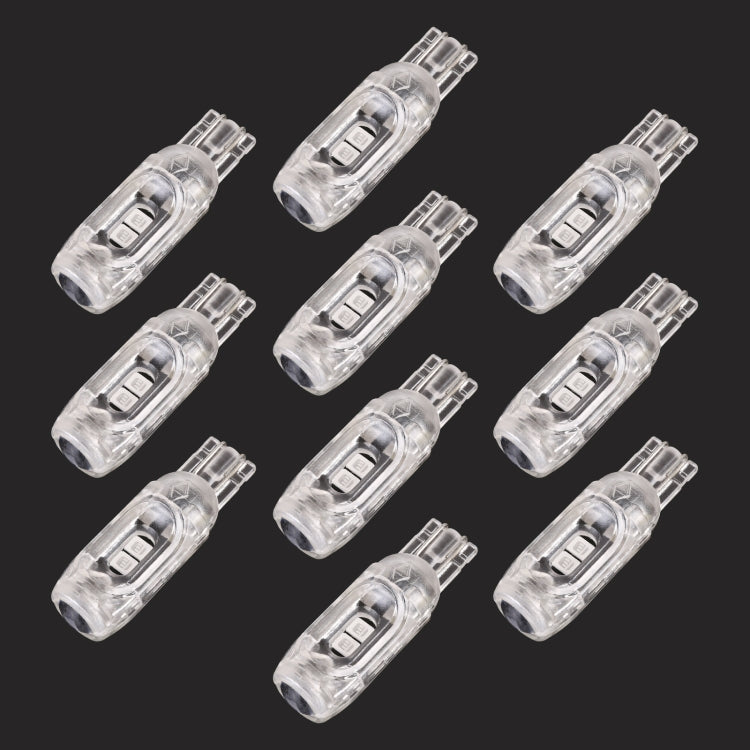 10 PCS T10 DC12V / 1W Car Clearance Light 5LEDs SMD-3030 Lamp Beads (Blue Light) - Clearance Lights by PMC TechLife | Online Shopping South Africa | PMC TechLife | Buy Now Pay Later Mobicred