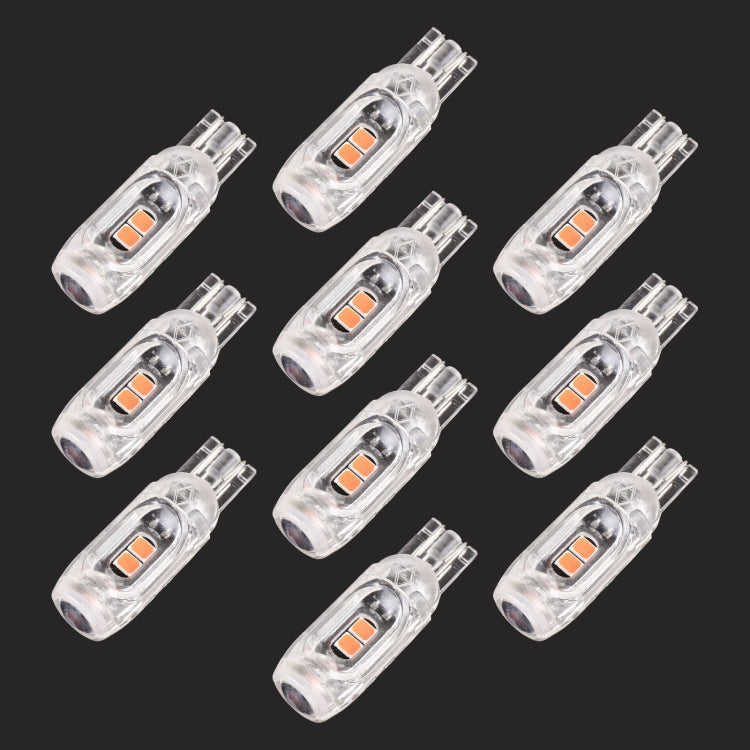 10 PCS T10 DC12V / 1W Car Clearance Light 5LEDs SMD-3030 Lamp Beads (Pink Light) - Clearance Lights by PMC TechLife | Online Shopping South Africa | PMC TechLife | Buy Now Pay Later Mobicred