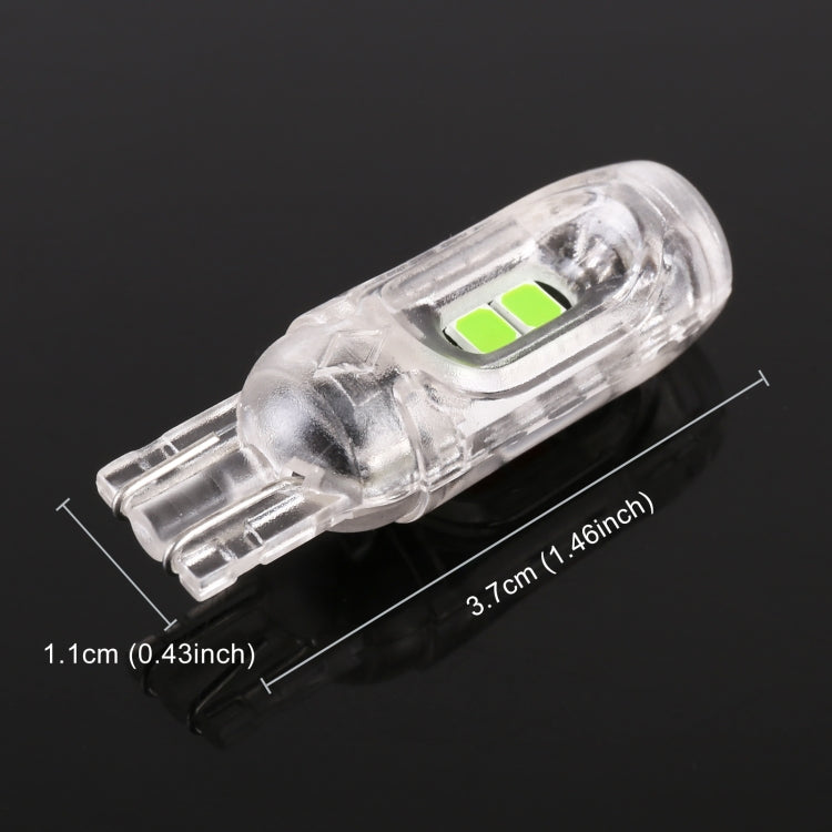10 PCS T10 DC12V / 1W Car Clearance Light 5LEDs SMD-3030 Lamp Beads (Green Light) - Clearance Lights by PMC TechLife | Online Shopping South Africa | PMC TechLife | Buy Now Pay Later Mobicred