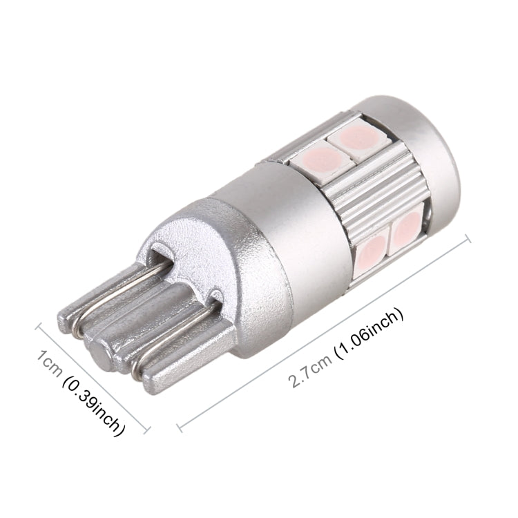 4 PCS T10 DC12V / 2W Car Clearance Light 9LEDs SMD-3030 Lamp Beads (Pink Light) - Clearance Lights by PMC TechLife | Online Shopping South Africa | PMC TechLife | Buy Now Pay Later Mobicred