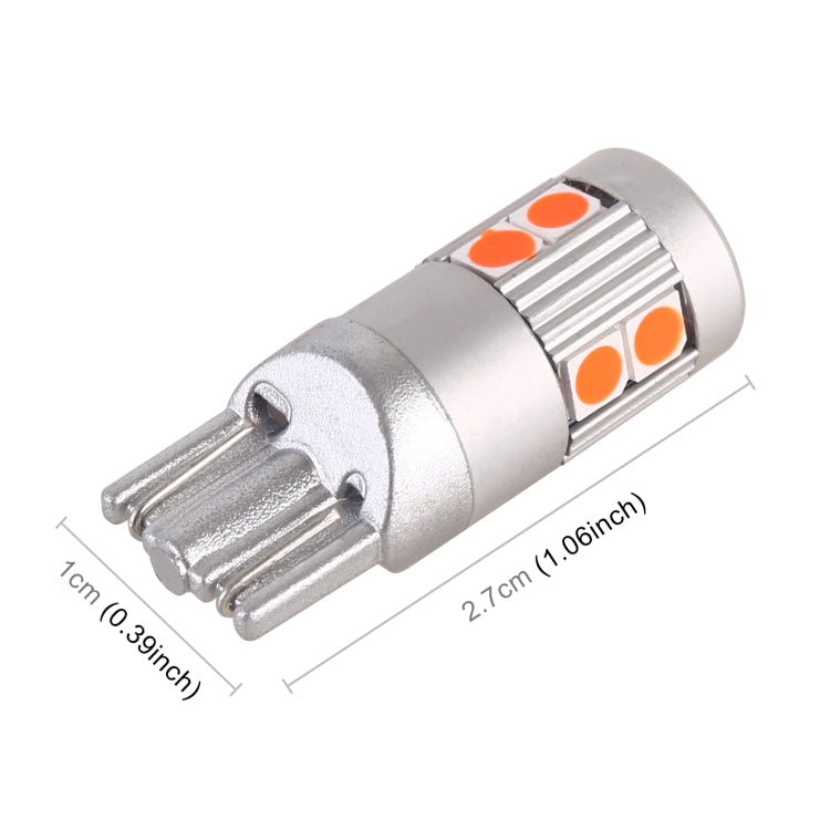 4 PCS T10 DC12V / 2W Car Clearance Light 9LEDs SMD-3030 Lamp Beads (Red Light) - Clearance Lights by PMC TechLife | Online Shopping South Africa | PMC TechLife | Buy Now Pay Later Mobicred