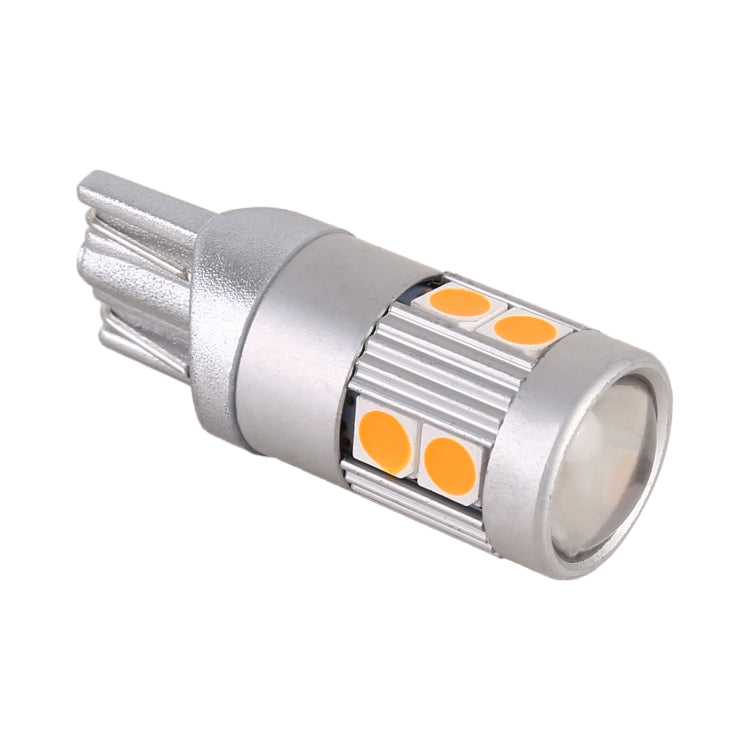 4 PCS T10 DC12V / 2W Car Clearance Light 9LEDs SMD-3030 Lamp Beads (Yellow Light) - Clearance Lights by PMC TechLife | Online Shopping South Africa | PMC TechLife | Buy Now Pay Later Mobicred