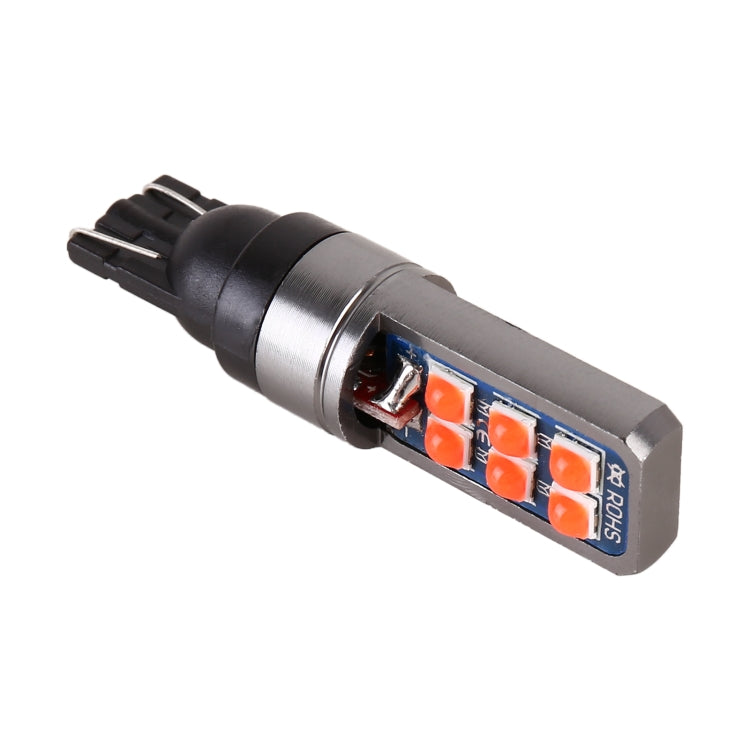 4 PCS T10 DC12V / 4W Car Clearance Light 12LEDs SMD-3030 Lamp Beads (Red Light) - free shipping - PMC TechLife - Order now!