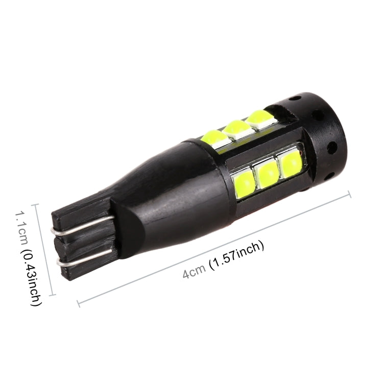 2 PCS T10 DC12V / 6.5W Car Clearance Light 15LEDs SMD-3030 Lamp Beads (Green Light) - Clearance Lights by PMC TechLife | Online Shopping South Africa | PMC TechLife | Buy Now Pay Later Mobicred