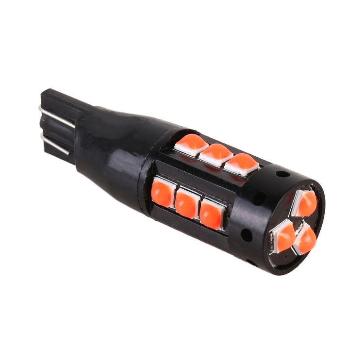 2 PCS T10 DC12V / 6.5W Car Clearance Light 15LEDs SMD-3030 Lamp Beads (Red Light) - Clearance Lights by PMC TechLife | Online Shopping South Africa | PMC TechLife | Buy Now Pay Later Mobicred