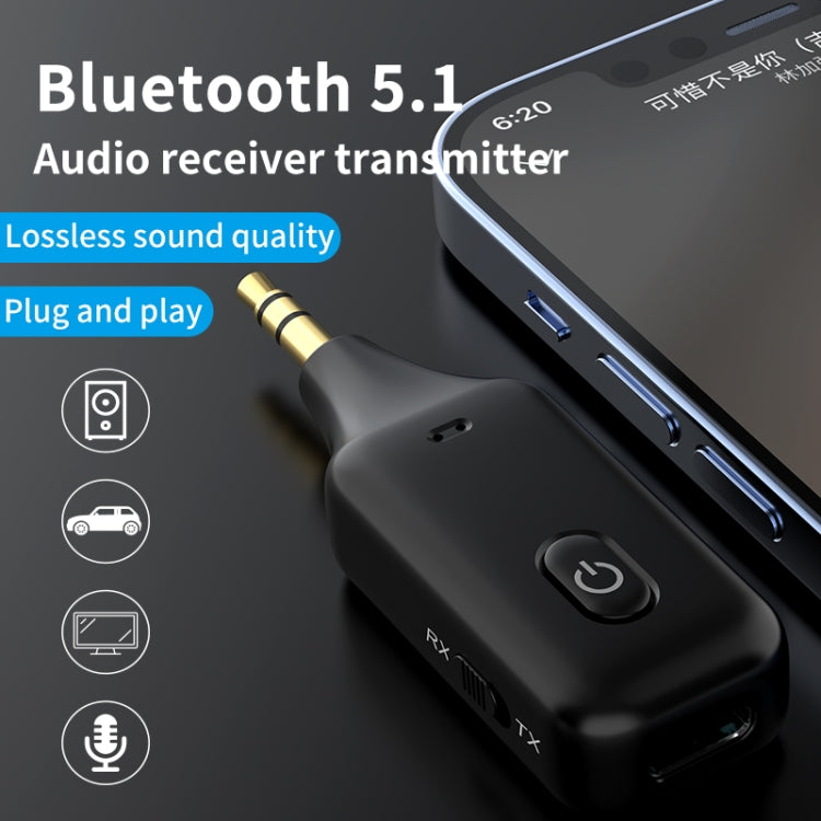 A60 3 in 1 Car Bluetooth Receiver Transmitter 3.5AUX Hands-free Call - Bluetooth Car Kits by PMC TechLife | Online Shopping South Africa | PMC TechLife | Buy Now Pay Later Mobicred