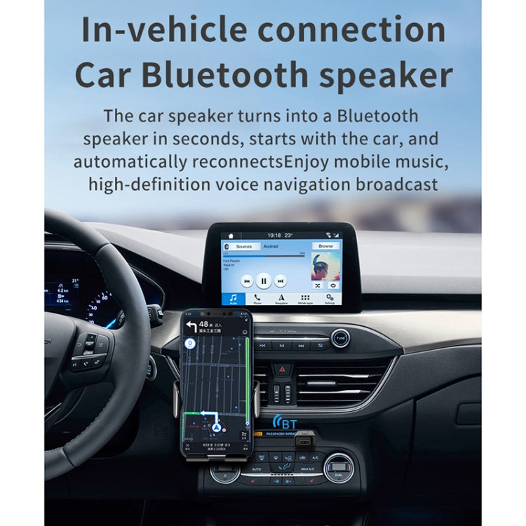 A60 3 in 1 Car Bluetooth Receiver Transmitter 3.5AUX Hands-free Call - Bluetooth Car Kits by PMC TechLife | Online Shopping South Africa | PMC TechLife | Buy Now Pay Later Mobicred