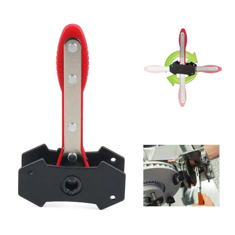 Car Ratchet Brake Piston Spreader Caliper Pad (Red) - Others by PMC TechLife | Online Shopping South Africa | PMC TechLife | Buy Now Pay Later Mobicred