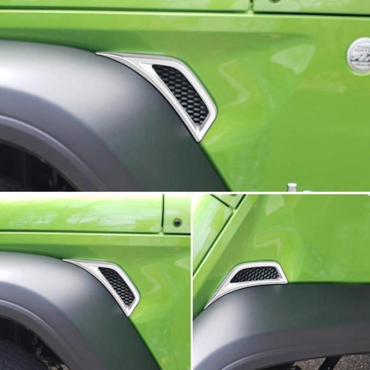 Car Fender Side Air Outlet Decorative Panel for Jeep Wrangler JL 2018-2020 (Black) - Decorative Sticker by PMC TechLife | Online Shopping South Africa | PMC TechLife | Buy Now Pay Later Mobicred