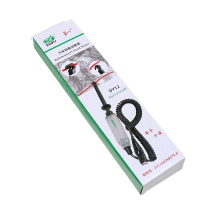 DUOYI DY12 Car 6V / 12V / 24V Hook Type Low Voltage Circuit Test Pen - Electronic Test by DUOYI | Online Shopping South Africa | PMC Jewellery | Buy Now Pay Later Mobicred