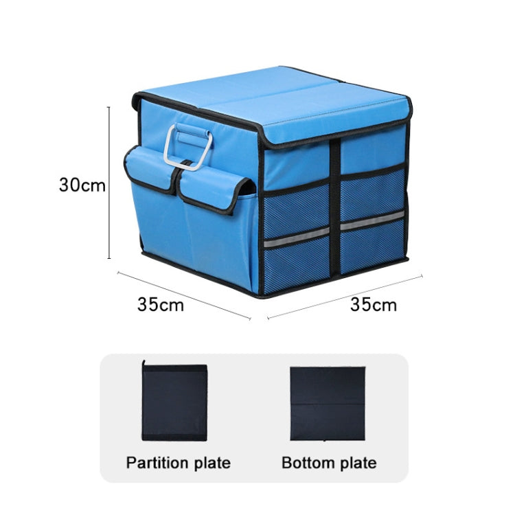 Car Trunk Foldable Storage Box, Capacity: 36L (Blue) - Stowing Tidying by PMC TechLife | Online Shopping South Africa | PMC TechLife | Buy Now Pay Later Mobicred