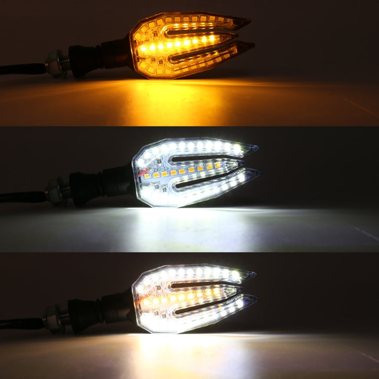 Motorcycle Turn Signal Light DC12V 1W 33LEDs SMD-3528 Lamp Beads (White Light) - Signal Lights by PMC TechLife | Online Shopping South Africa | PMC TechLife | Buy Now Pay Later Mobicred