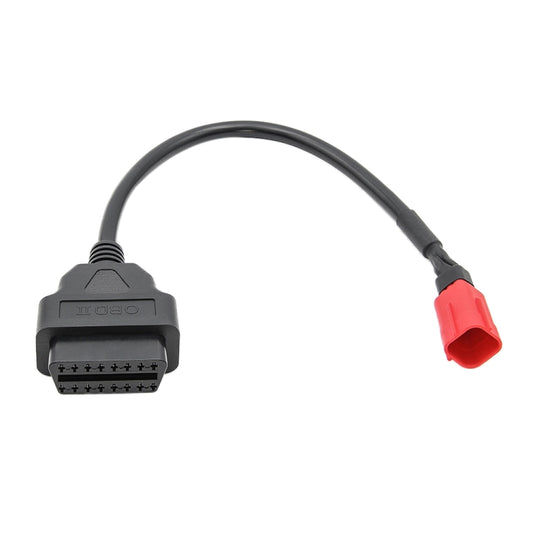 16Pin to 6Pin Motorcycles OBD2 Conversion Cable OBDII Diagnostic Adapter Cable for Honda - Cables & Connectors by PMC Jewellery | Online Shopping South Africa | PMC Jewellery | Buy Now Pay Later Mobicred