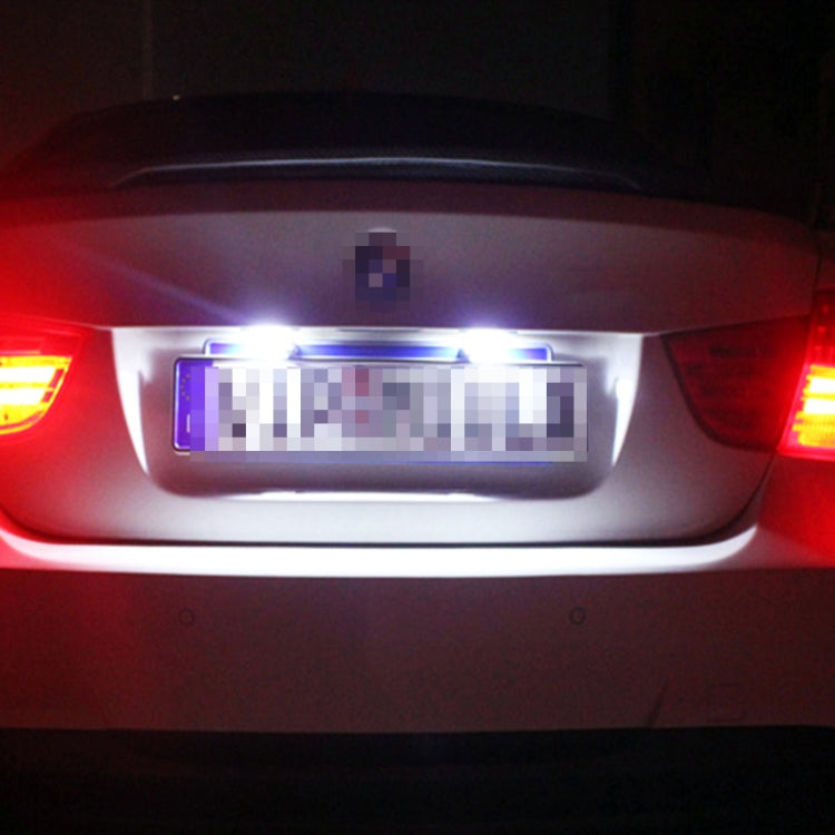 1 Pair DC12V 0.4W 3LEDs SMD-5630 Car / Motorcycle License Plate Light, Cable Length: 27cm - License Plate Lights by PMC TechLife | Online Shopping South Africa | PMC TechLife | Buy Now Pay Later Mobicred