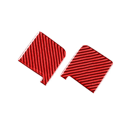 4 PCS / Set Carbon Fiber Car Inner Door Bowl Decorative Sticker for Toyota Tundra 2014-2018,Left and Right Drive Universal (Red) - Car Interior Mouldings by PMC Jewellery | Online Shopping South Africa | PMC Jewellery | Buy Now Pay Later Mobicred