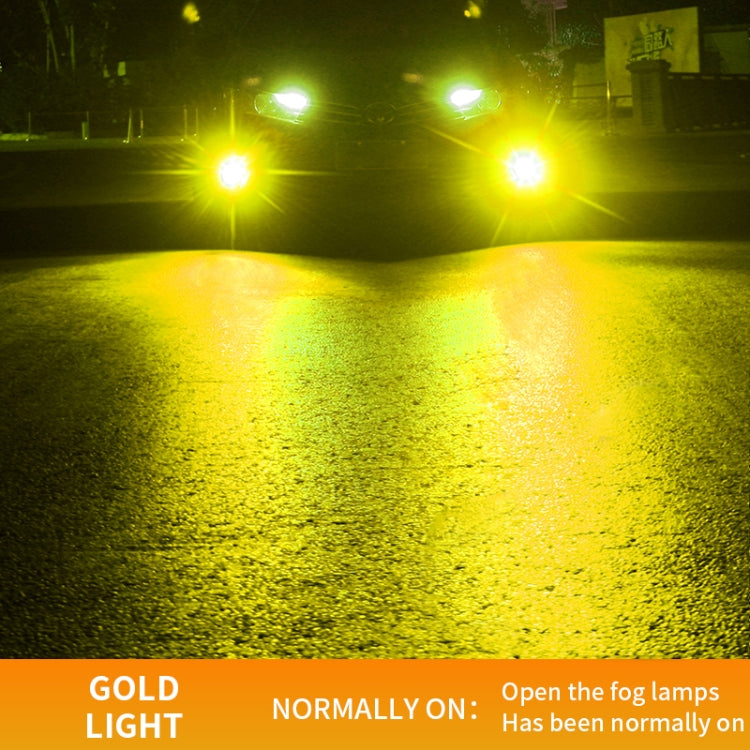 1 Pair H7 27W / DC12V Car Aluminum Alloy LED Headlight (Gold Light) - free shipping - PMC TechLife - Order now!