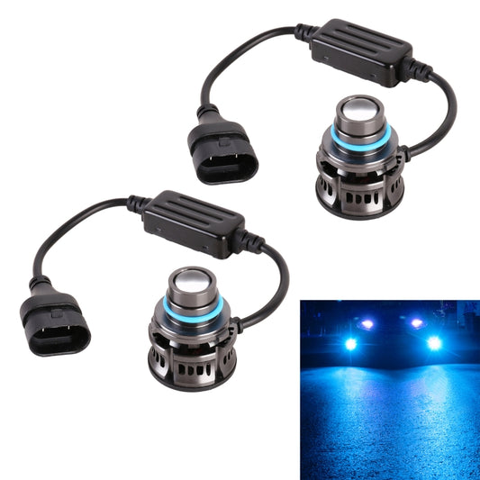 1 Pair 9005 27W / DC12V Car Aluminum Alloy Flashing LED Headlight (Blue Light) - LED Headlamps by PMC Jewellery | Online Shopping South Africa | PMC Jewellery | Buy Now Pay Later Mobicred