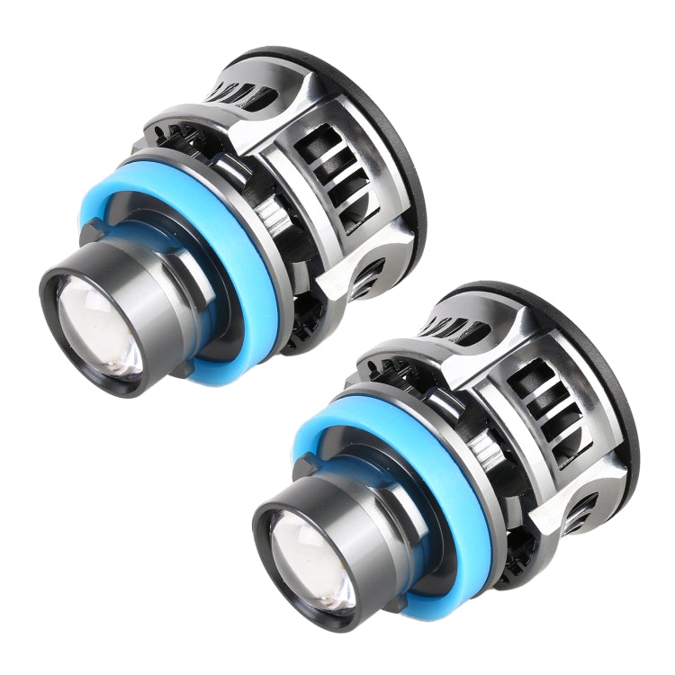 1 Pair H11 27W / DC12V Car Aluminum Alloy Flashing LED Headlight (White Light) - LED Headlamps by PMC TechLife | Online Shopping South Africa | PMC TechLife | Buy Now Pay Later Mobicred