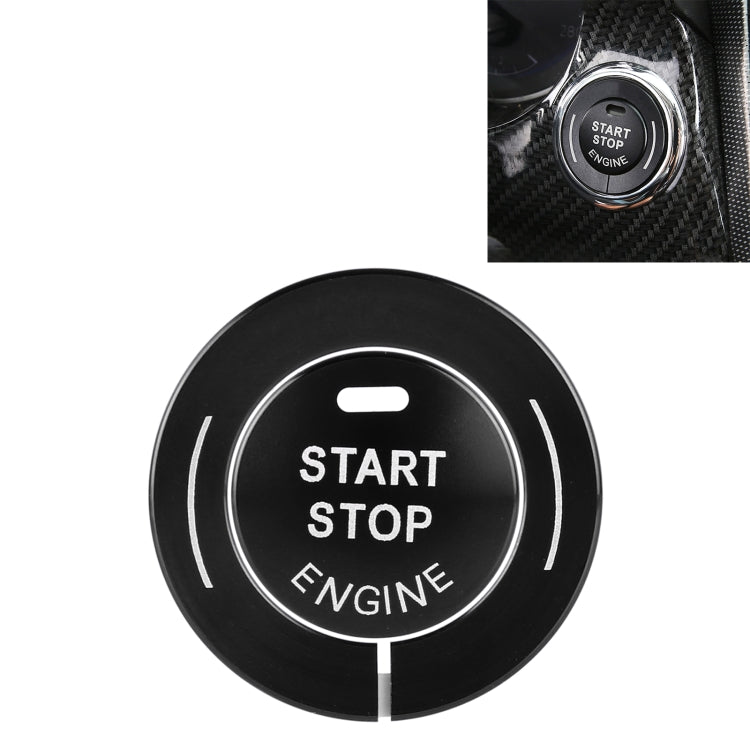 Car Engine Start Key Push Button Ring Trim Sticker for Infiniti (Black) - Decoration Rings by PMC TechLife | Online Shopping South Africa | PMC TechLife | Buy Now Pay Later Mobicred