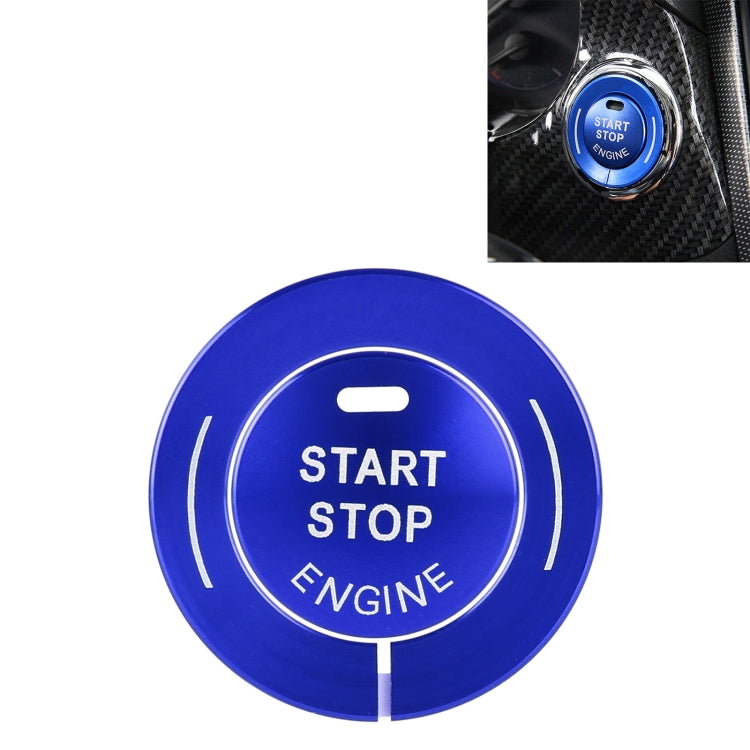 Car Engine Start Key Push Button Ring Trim Sticker for Infiniti (Blue) - Decoration Rings by PMC TechLife | Online Shopping South Africa | PMC TechLife | Buy Now Pay Later Mobicred