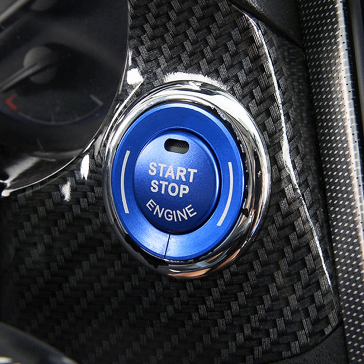 Car Engine Start Key Push Button Ring Trim Sticker for Infiniti (Blue) - Decoration Rings by PMC TechLife | Online Shopping South Africa | PMC TechLife | Buy Now Pay Later Mobicred