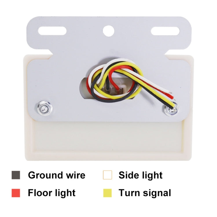 4 PCS ZS-6001 DC24V Car / Truck Side Marker Indicator Lights Bulb Lamp (White Light) - Clearance Lights by PMC TechLife | Online Shopping South Africa | PMC TechLife | Buy Now Pay Later Mobicred