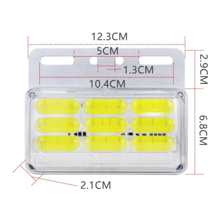 4 PCS ZS-9001 DC24V 9D Waterproof Car / Truck Side Marker Indicator Lights Bulb Lamp (Red Light) - Clearance Lights by PMC TechLife | Online Shopping South Africa | PMC TechLife | Buy Now Pay Later Mobicred