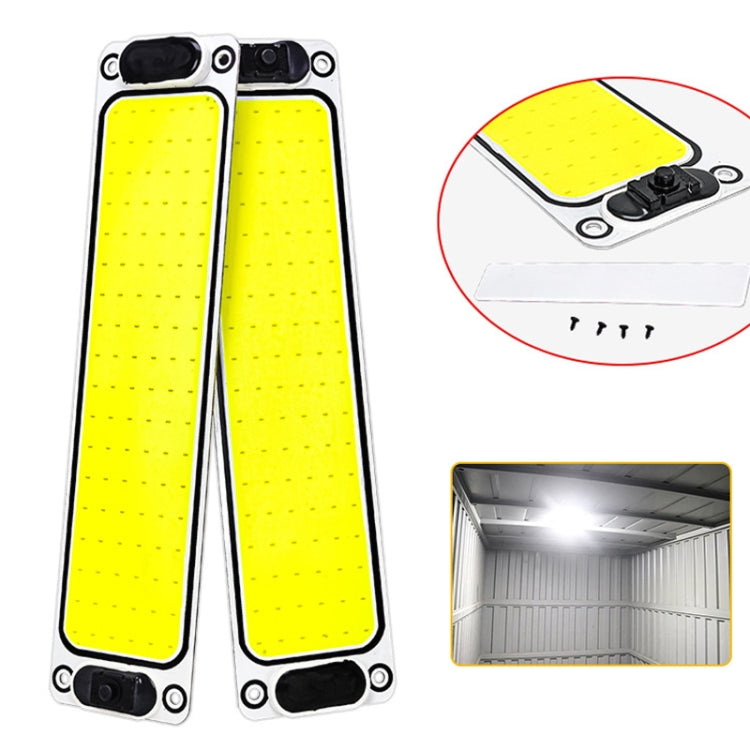 2 PCS ZS-3343 DC12-24V High Bright 108 COB Lamp Beads Car Dome Light Cabin Light Bar - Dome Lights by PMC TechLife | Online Shopping South Africa | PMC TechLife | Buy Now Pay Later Mobicred