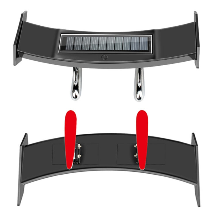 Car Mini Rear Wing with Light Solar Anti-collision Tail Light - Warning Lights by PMC TechLife | Online Shopping South Africa | PMC TechLife | Buy Now Pay Later Mobicred
